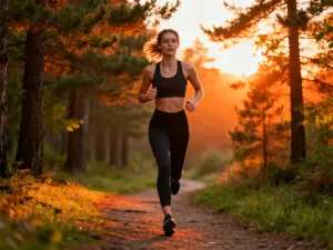 Mężczyzna wykonujący intensywny trening obwodowy z kettlebellami w nowoczesnej siłowni.